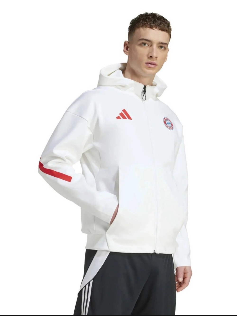 adidas 2025-26 Bayern Munich Men's Anthem Jacket Size XL
